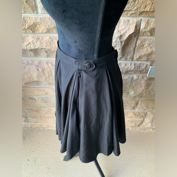AMERICAN APPAREL Midi Flare Black High Waist Fully Lined Skirt Women’s SZ XS 24” - Picture 9 of 16